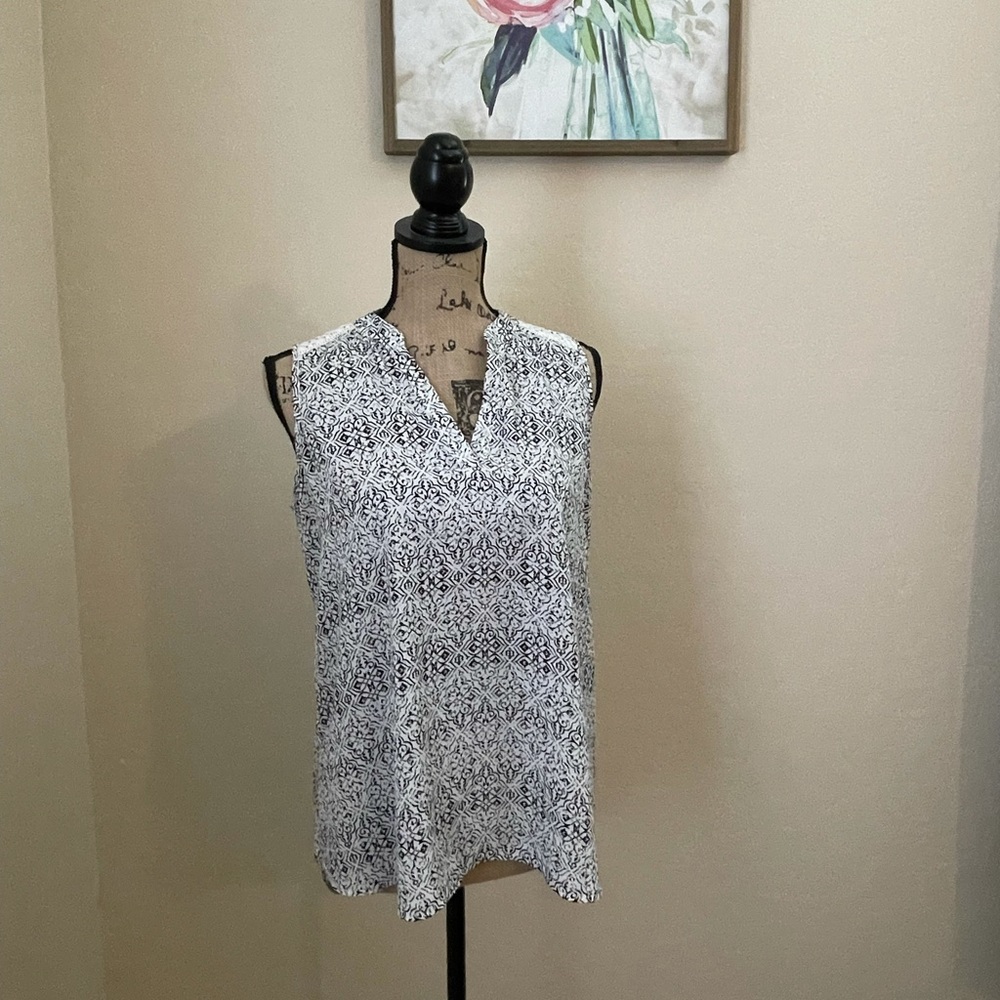 Black & White Tank Top